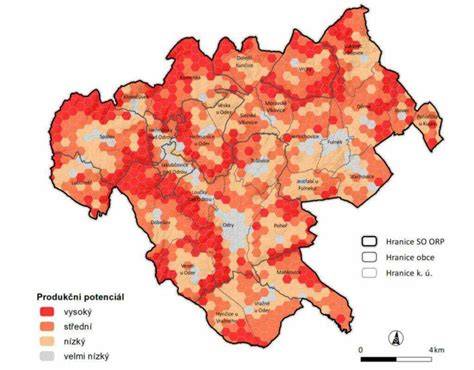 Mapa terénů a vhodnosti kočárků (město vs. terén)