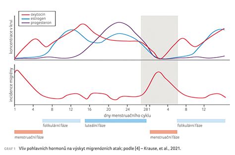 Graf ukazující průběh hormonů v prvním trimestru