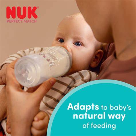 Infografika NUK Perfect Match: anatomie savičky, průtoky a velikosti