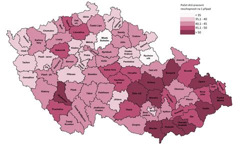 Mapa porodnic s rozdíly v poskytovaných potřebách (pleny, hygiena, oblečení)
