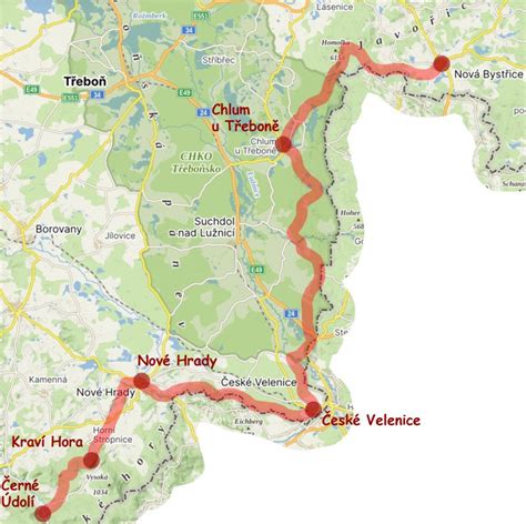 mapa s vyznačenou polohou Dětřichova u Moravské Třebové