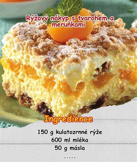 Infografika: Rozpis surovin a postupů pro rýžový nákyp
