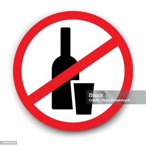 symbol zákaz alkoholu a tuňáka s rtutí
