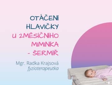 Nákres s vyznačeným sklonem postýlky a umístěním hlavičky miminka výše než nožiček