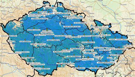 Mapa pokrytí pojišťoven a kontaktní kanály pro žádosti o příspěvky