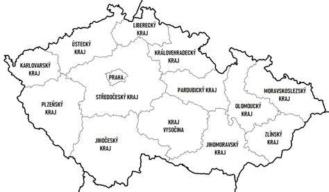 Mapa České republiky s regionálními rozdíly v dostupnosti domácích porode