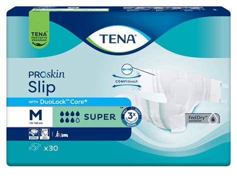 Ilustrace: TENA Slip Super M - střihem a pásky