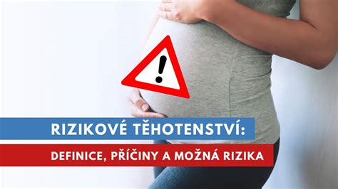 infografika zobrazující rizikové faktory v těhotenství podle trimestrů