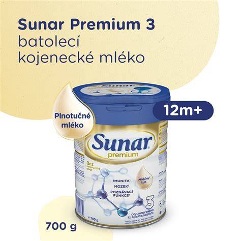 tabulka nutričních hodnot Sunar Premium 3
