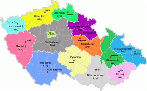 mapa ČR s vyznačeným podílem dětí v DD3 podle krajů