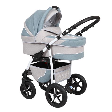 Ilustrační foto kočárku Baby Merc Q9 s prostornou korbičkou