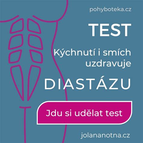 Ilustrace samovyšetření diastázy