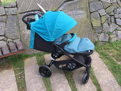 Infografika: Schéma složení a skladání kočárku Britax B-Motion 4 Plus