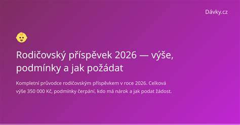 Infografika: Jak vzniká nárok na rodičovský příspěvek a jak probíhá řízení