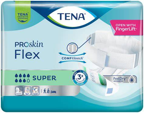 Schéma vrstvené konstrukce TENA Flex