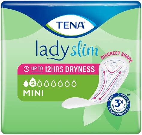 Foto různých typů vložek TENA Lady Slim