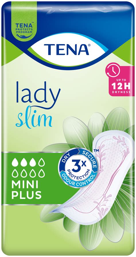 Tabulka s porovnáním typů TENA Lady Slim