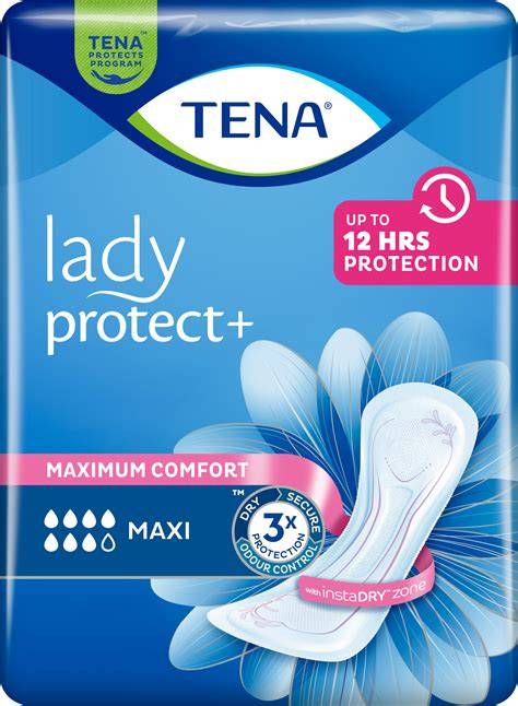 Grafika správné aplikace TENA Lady
