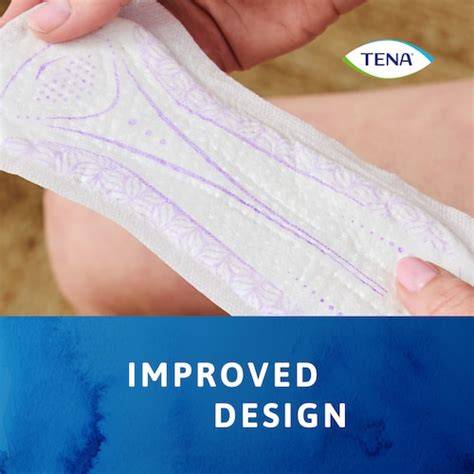 Obal a rozbalovací design vložek TENA Lady