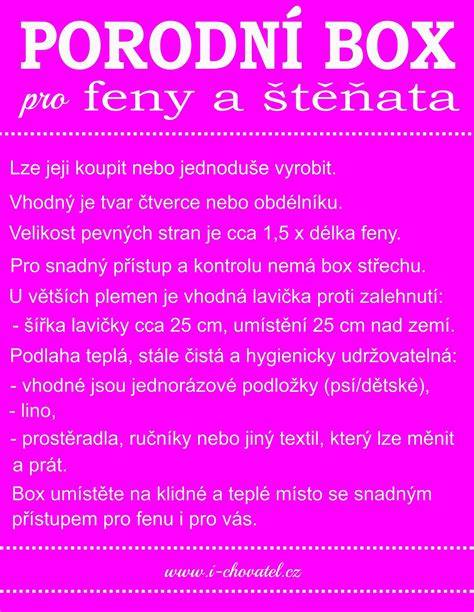 Infografika: Jak vybrat správný porodní box pro fenu a proč lamino