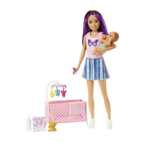 panenka Barbie s miminkem a doplňky