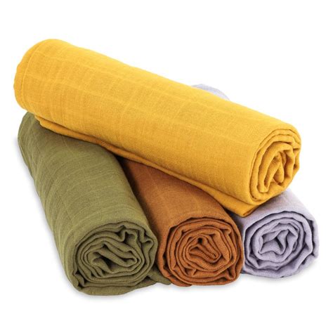 Ukázka různých barevných variant klasických bavlněných zavinovaček