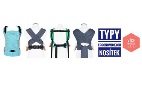 Přehled různých typů ergonomických nosítek