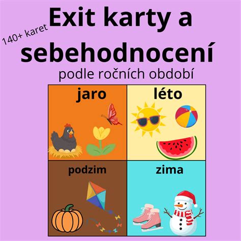 Mapa doporučených materiálů podle ročních období