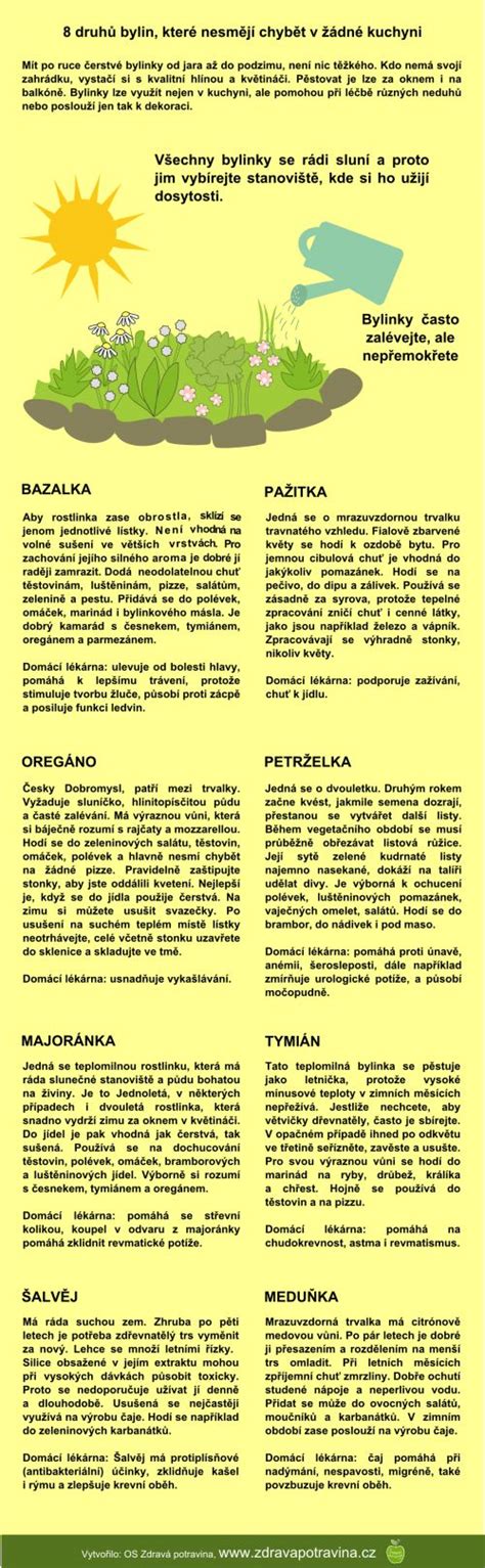 Infografika: Pravidla podávání bylin dětem - věk, druh bylin a dávkování