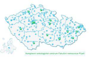 Mapa zdravotnických zařízení nabízejících interrupci v ČR