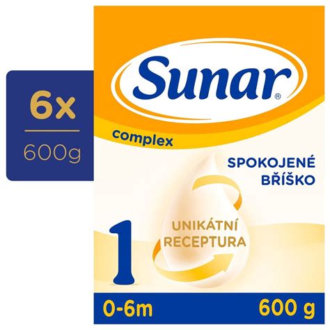 Infografika s klíčovými složkami Sunar Complex 1 a jejich přínosy.
