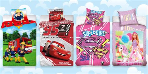 ukázka dětského povlečení s oblíbenými motivy