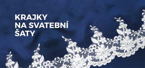 ukázka elastické krajky použité na těhotenských šatech