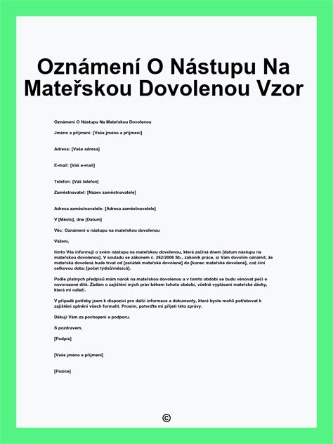 Infografika porovnávající mateřskou a rodičovskou dovolenou