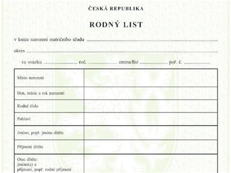 Mapa ukazující kroky: od těhotenského průkazu po rodný list