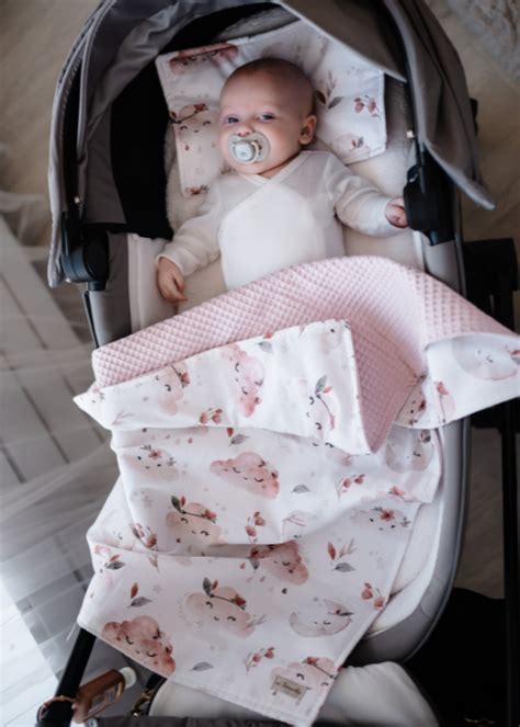 Ilustrace miminka v kočárku chráněného moskytiérou