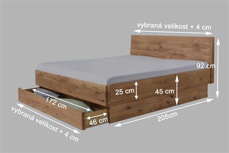 Obrázek: různé typy postýlek s úložným prostorem a jejich šuplíky