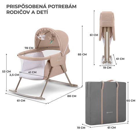 Fotografie postýlky Kinderkraft Lovi 3v1