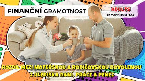 Infografika: Rozdíl mezi mateřskou a rodičovskou dovolenou