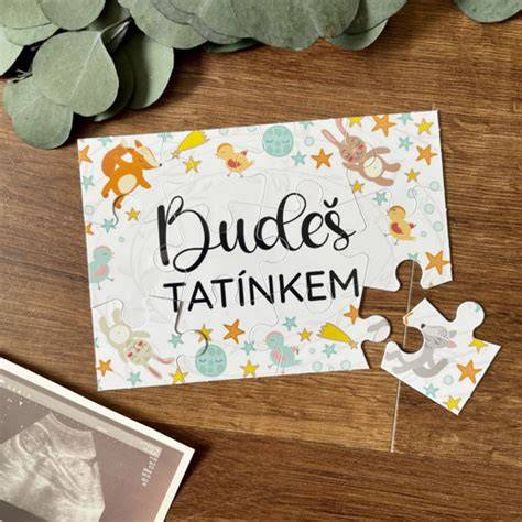 oznámení těhotenství puzzle a botičky