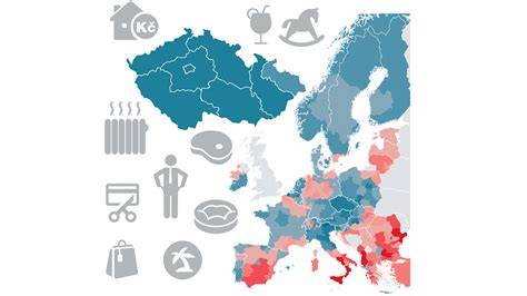 Mapa dostupnosti masozeleninových příkrmů v evropských regionech