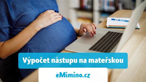 Diagram znázorňující termíny nástupu na mateřskou dovolenou (6 týdnů před porodem)