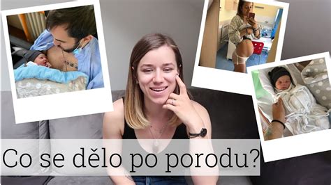 Infografika procesů porodního sál a bonding po porodu