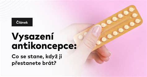 Infografika znázorňující postup obnovení ovulace po vysazení antikoncepce