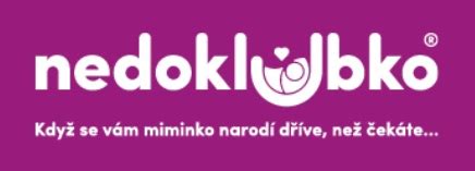 Logo Nedoklubko a vizuální materiály podpory rodičům