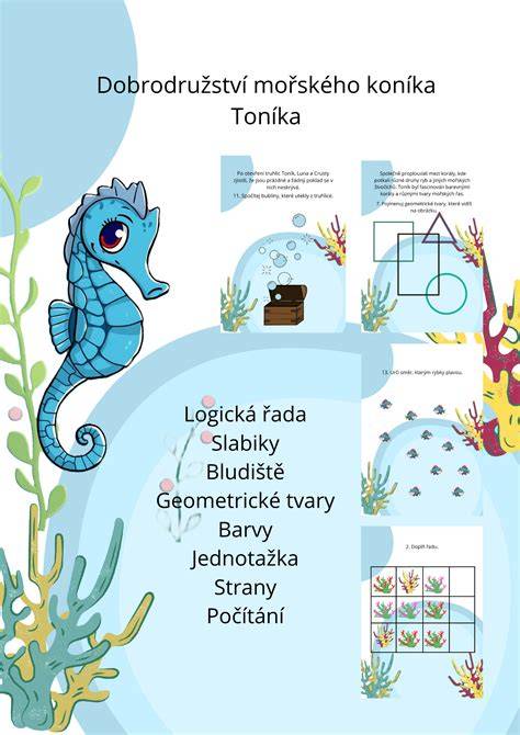Infografika: Život mořského koníka - rozmnožování, vývoj vajíček a vypuzení mláďat