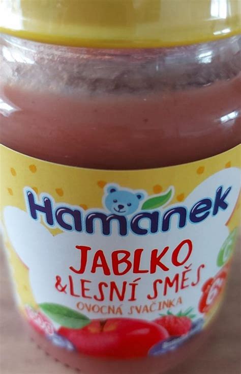 Graf složení a nutriční hodnoty - lesní směs Hamánek