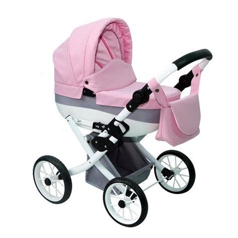 barevné dětské kočárky pro panenky