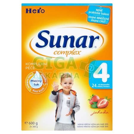 Obal produktu Sunar Complex 4 jahoda