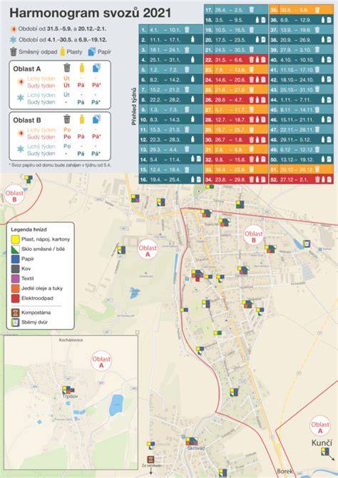 Mapa rozmístění dekorativních prvků na krabičce